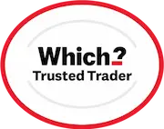 Which Trusted Trader Logo.